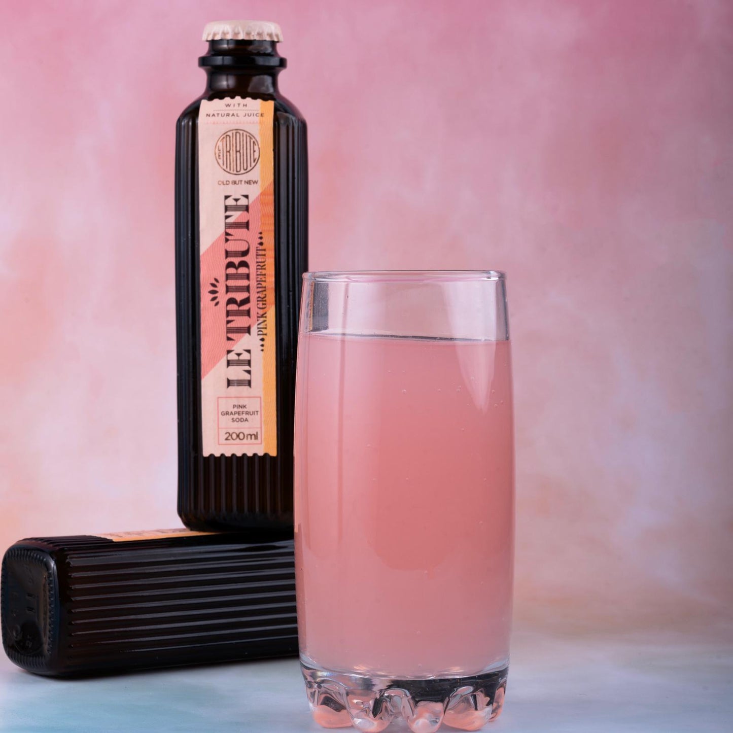 Pink Grapefruit Soda Le Tribute - 6 Bottles