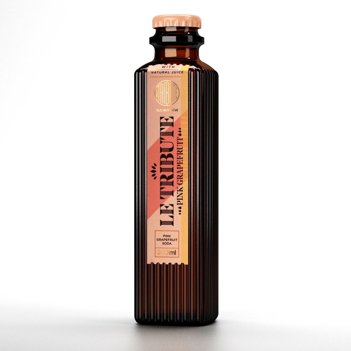 Pink Grapefruit Soda Le Tribute - 6 Bottles